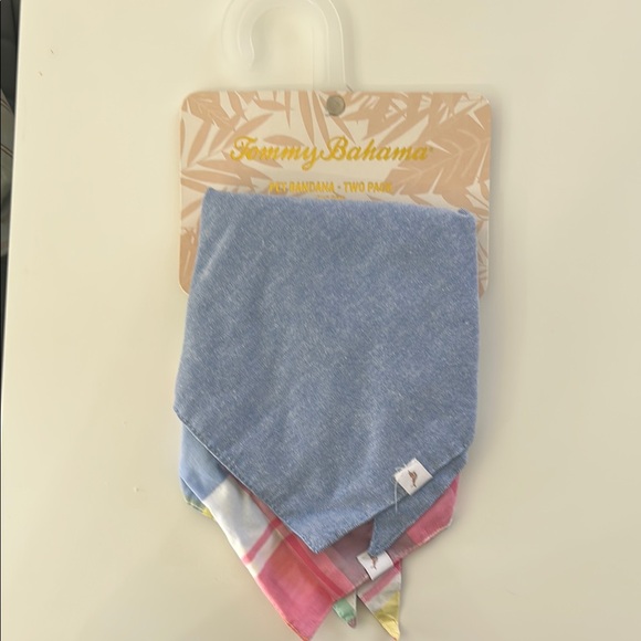Tommy Bahama Other - Tommy Bahama Light Blue Dog Bandana Clothing & Accessories
